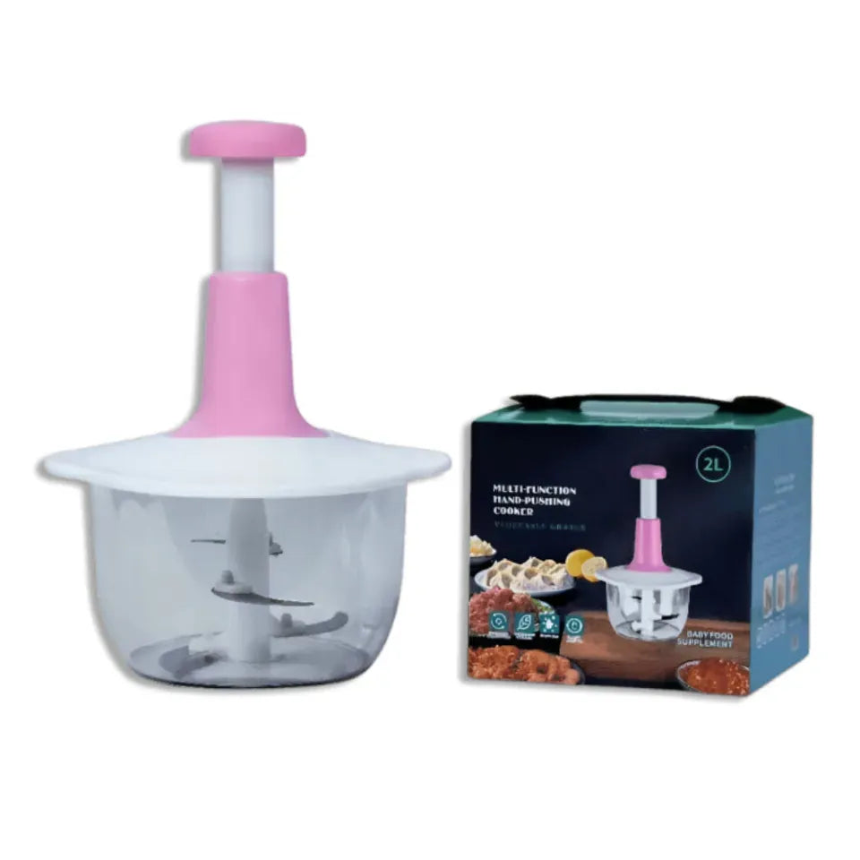 Falari Multi-Function Hand-Pushing Cooker β 2L Manual Food Chopper & Grater