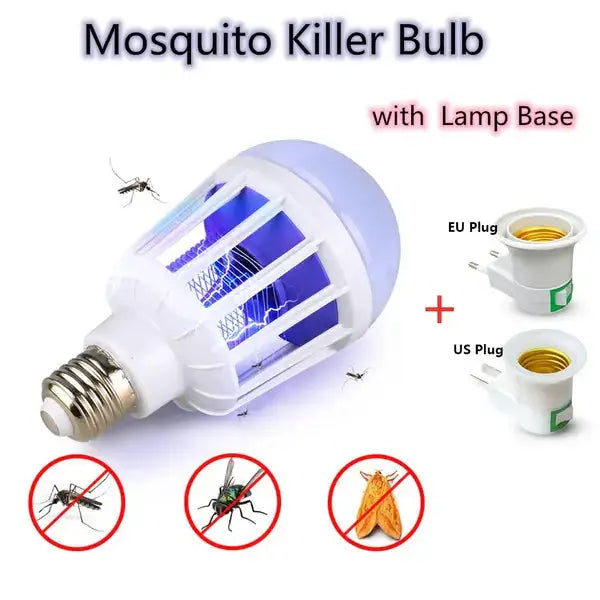Mosquito Killer Bulb – 2-in-1 UV Mosquito Killer & Energy-Saving LED Mosquito Killer Light Zenvixo